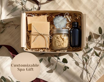 Deluxe Spa Gift Box | Personalized Handmade Bath & Body Gift Set