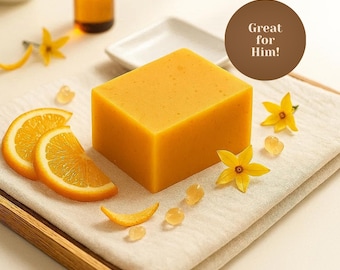 Citrus Serenity | Orange, Ylang Ylang & Frankincense Artisan Soap