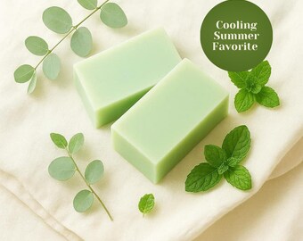 Eucalyptus & Peppermint Organic Soap - Refreshing Moments Collection