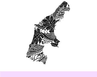 Saipan Island Digital Map – PDF - SVG - PNG