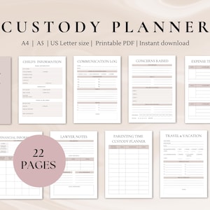 Planer opieki | planer opieki nad dzieckiem | planer opieki nad dzieckiem do druku | planer współrodzicielstwa | segregator opieki | dziennik opieki