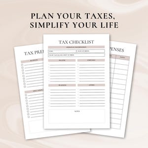 Tax planner | Tax | Taxes |  sales tax tracker | Bookkeeping | business budget | income and expense | expenses tracker | tax preparer | digital planner | digital download |  Printable planner |  
profit and loss | adhd planner | expense tracker