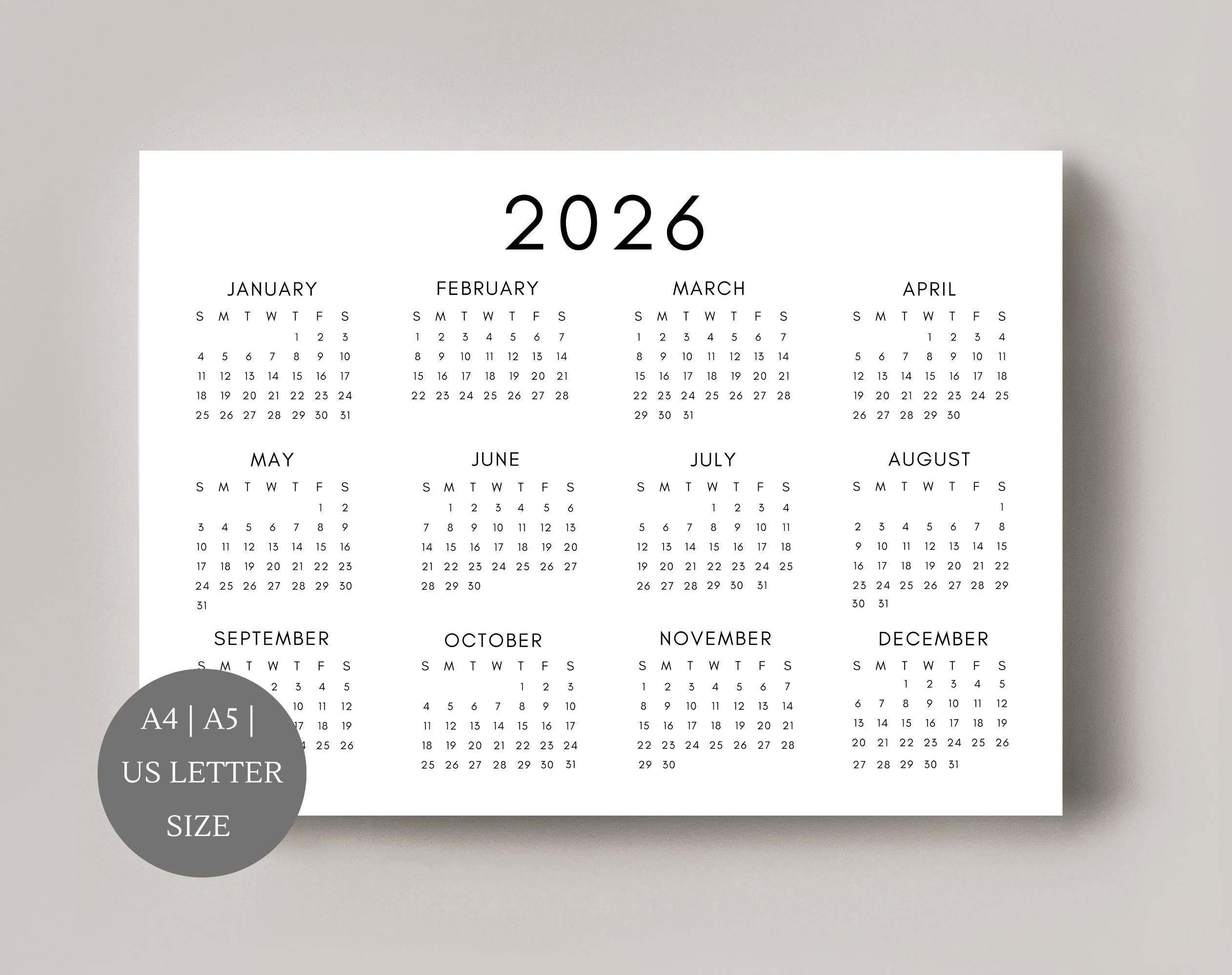 2026-2027 Kalender 18 maanden - Materialen Voor Leraren | Kalender Voor 18 Maanden Van januari