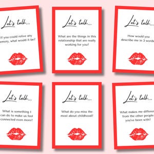 150+ Date night Question cards | Printable | Couples Questions | Conversation starters | Communication cards | Date night idea | Icebreaker