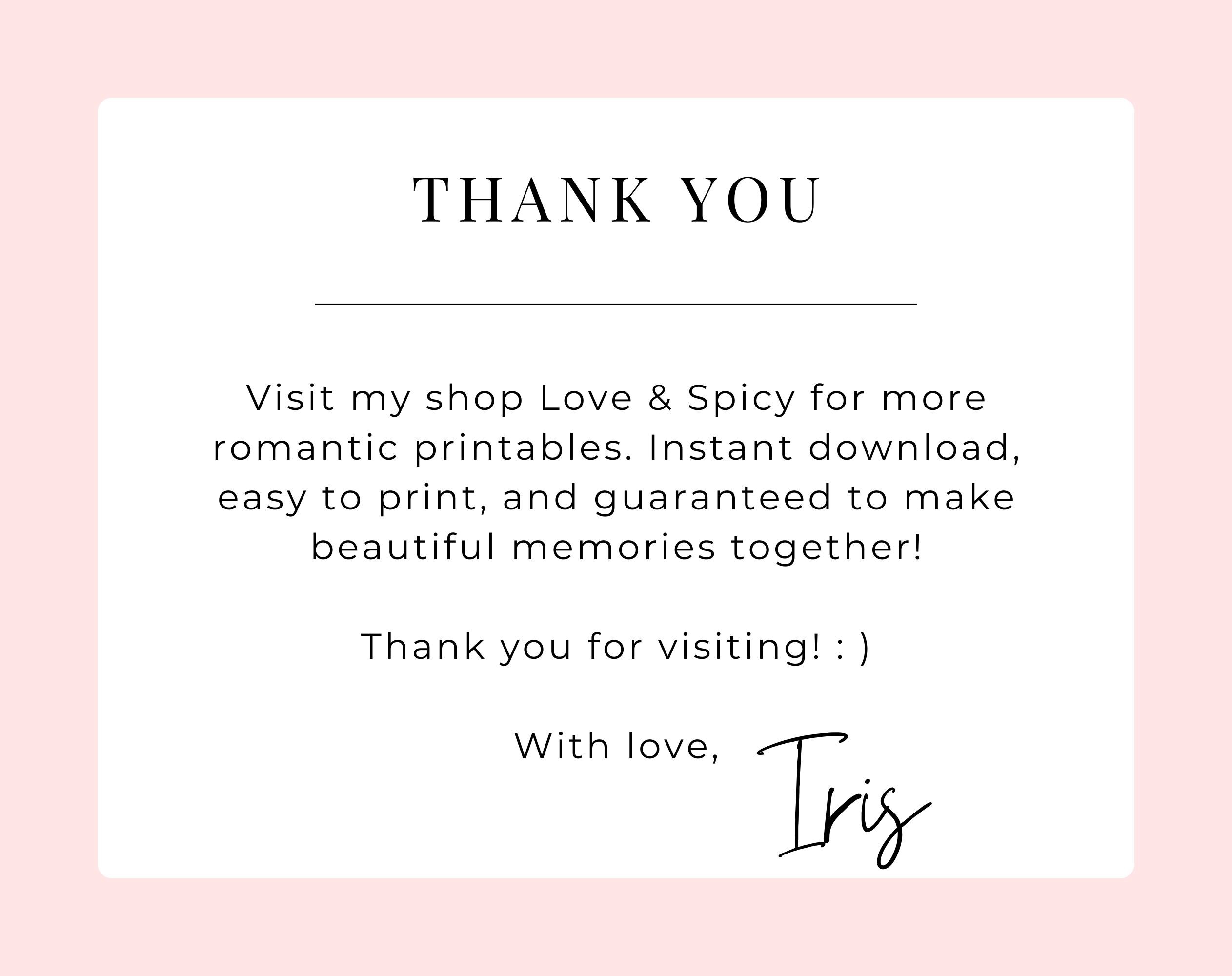 100 Love Notes | Printable | Love Messages | Relationship Gifts ...