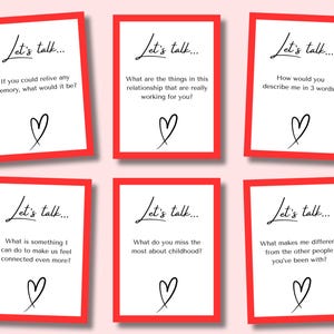 150+ Date night Question cards | Printable | Couples Questions | Conversation starters | Communication cards | Date night idea | Icebreaker