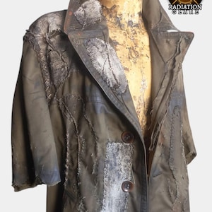 Post-apocalyptic coat. Military Men&#39;s trench &quot;Rustborn&quot; in madmax, stalker, metro exodus, wasteland Style.