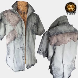 Post-apocalyptic men&#39;s &quot;Vagabond Shirt&quot; in wasteland, madmax, stalker Style.