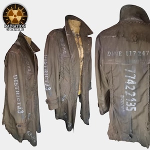 Post-apocalyptic Military Men&#39;s trench coat &quot;Wasteland Guardian&quot; - madmax - stalker - metro exodus - wasteland