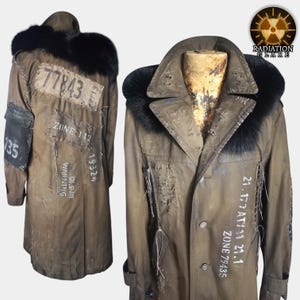 Military post-apo Men&#39;s trench coat &quot;Wasteland Wanderer&quot; - madmax - stalker - metro exodus - wasteland