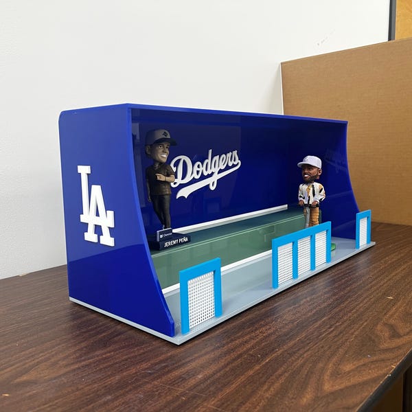 24” Acrylic LA Dodgers Bobble Head Dugout