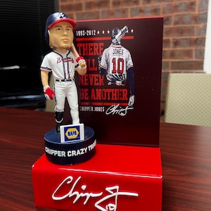 Atlanta Braves Chipper Jones Bobblehead 2018 Plays “crazy