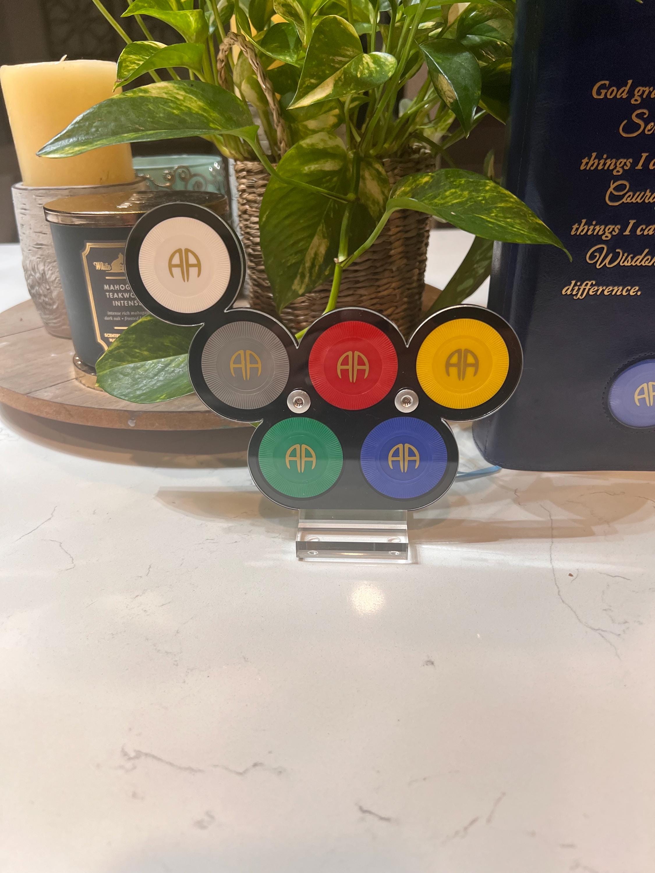 AA Chip/token Holder Dsiaplay - Etsy