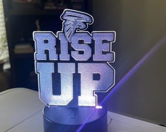 Custom Atlanta Falcons LED Desk sign