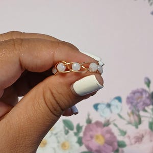 Braided bead rings