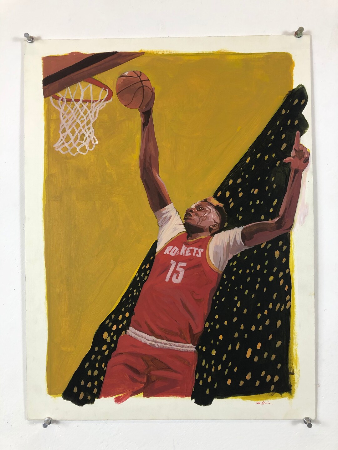 Clint Capela Original Painting - Etsy