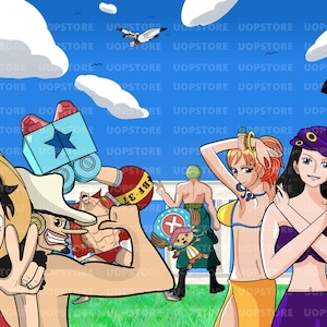 Strawhat Crew Selfie: TCG-speelmat uit één stuk