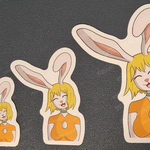 Bashful Carrot von One Piece Sticker