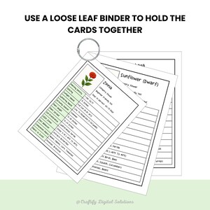 Printable Gardening Flashcards Featuring 150+ Plants With Companion Planting, Spacing, Pests, Watering, Sunlight, And USDA Zone Info — 4 Cards Per US Letter Page
