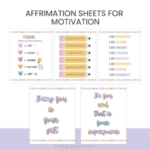 Personalized Kids School Planner with daily routine, homework tracker, chore chart, and goal-setting pages; Canva editable and printable in US Letter size.