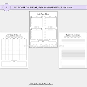 2025 Self-Care Journal – Over 15 Printable Pages to Prioritize Your Wellness!