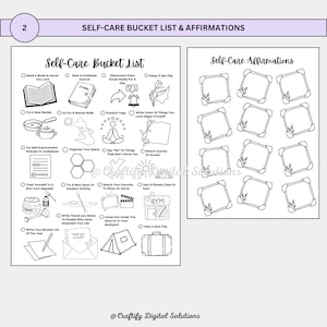 2025 Self-Care Journal – Over 15 Printable Pages to Prioritize Your Wellness!
