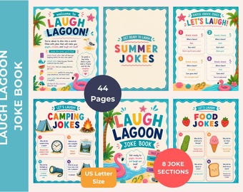 Laugh Lagoon Joke Book For Kids, Summer Knock Knock Jokes (US Letter PDF)