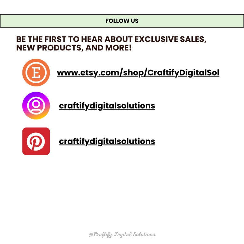 Follow us for updates