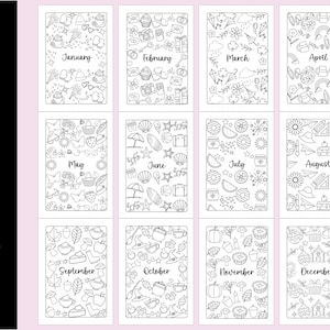 140-Page 2026 A5 Bullet Journal Insert Set Printed On 170 GSM Thick Paper. Pre-Punched For A5 Binders. Includes Yearly Trackers, Monthly Pages, Fun Pages, Reading Logs, And Blank Sheets. Ships Within USA.