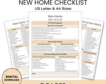 Checklist voor nieuwe woning: opberger verhuizen en inpakken (afdrukbare pdf)