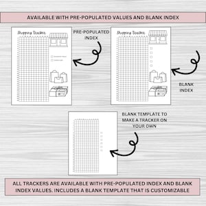 Printable pixel tracker bullet journal in US Letter, A4, and A5 sizes for daily tracking and wellness. Features 25 pages with unique trackers for savings, fitness, sleep, mood, and more. Digital download for habit, self-care, & productivity goals