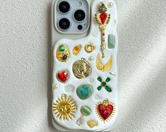 Handmade iPhone Case Cover, iPhone 17 Pro Max Case, Custom Aesthetic iPhone 17 16 15 14 13 Pro Max Plus Case Cover