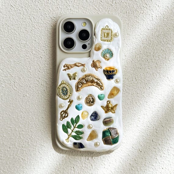 iPhone 17 Case, Handmade iPhone Case Cover,  Aesthetic Custom iPhone 17 16 15 14 13 Pro Max Plus Case Cover