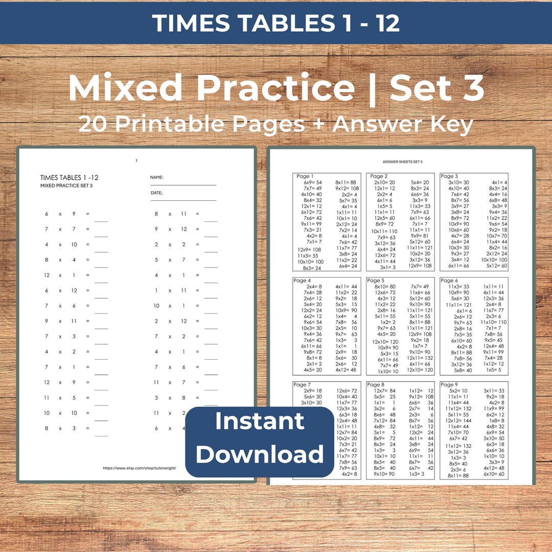 20 Printable Times Tables Worksheets Mixed Tables 1 12 Answer Key 20-printable-times-tables-worksheets-mixed-tables-1-12-answer-key