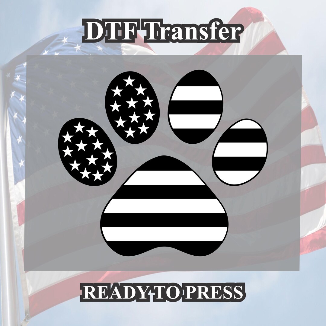 Patriotic Paws Photo - Personalized Custom Flag