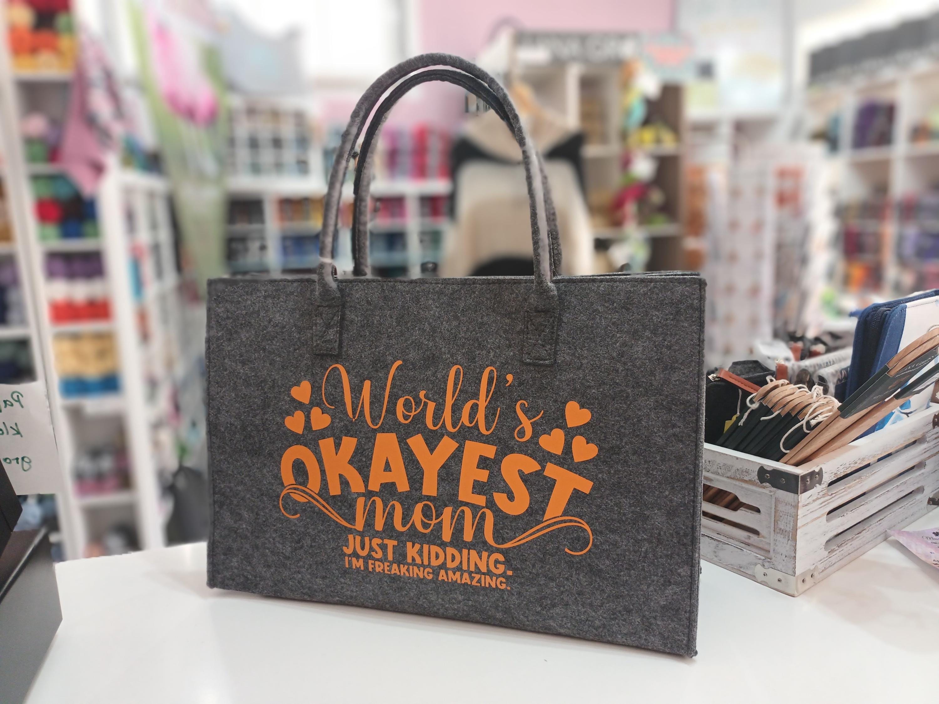 Taschen Filztaschen Aufbewahrung Projekttasche stricken häkeln