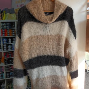 Hand knitted sweater, pullover, knitted, wool, alpaca, knit, ladies