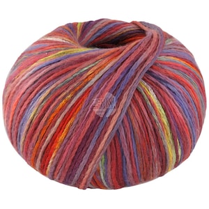 Cotonella multi, Lana Grossa, Pima cotton, printed chain yarn, summer yarn, knitting, crochet