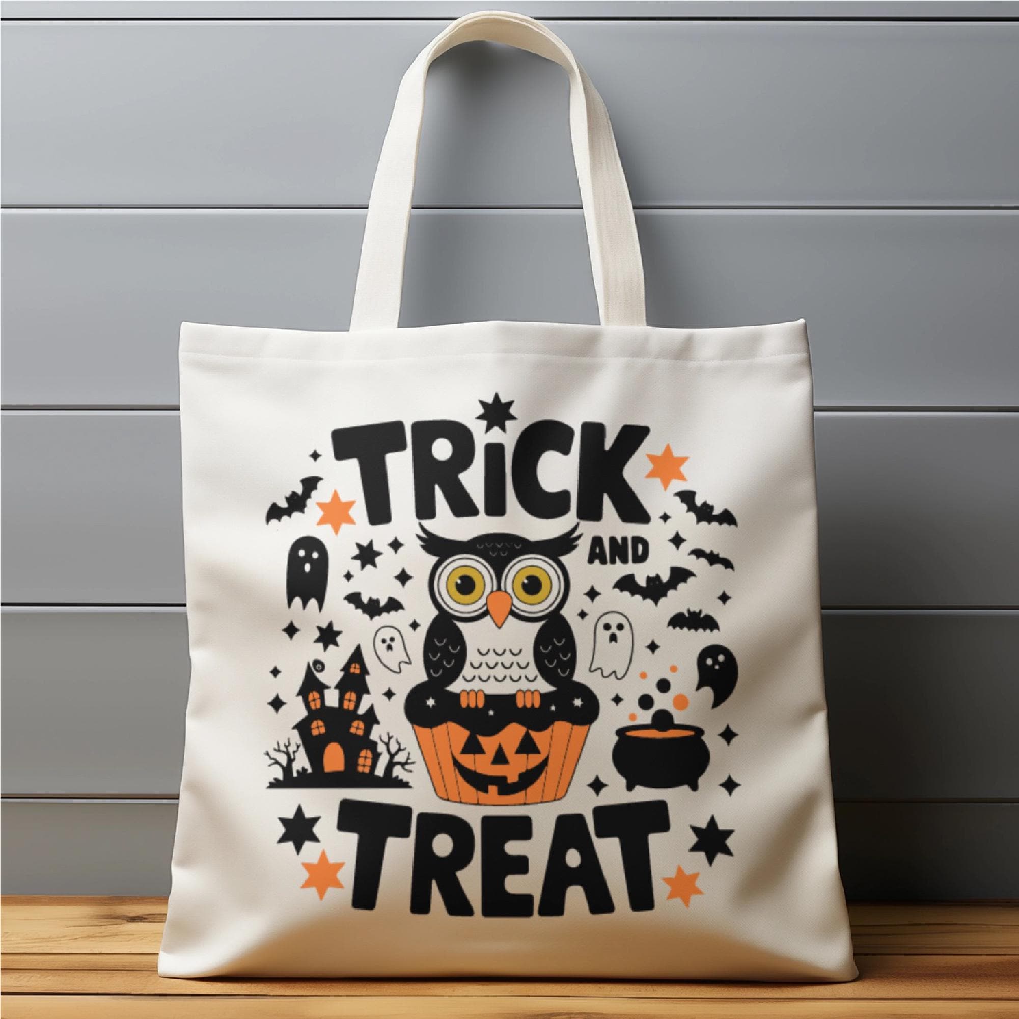 Trick or Treat Bag Svg | Bag of Treats Svg | Halloween Ghost Svg | Kids ...