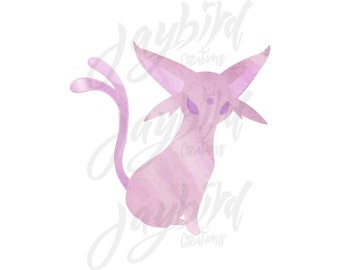 Impresión digital Espeon