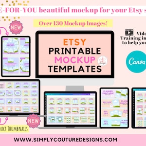 Canva *Printable Mockup Templates