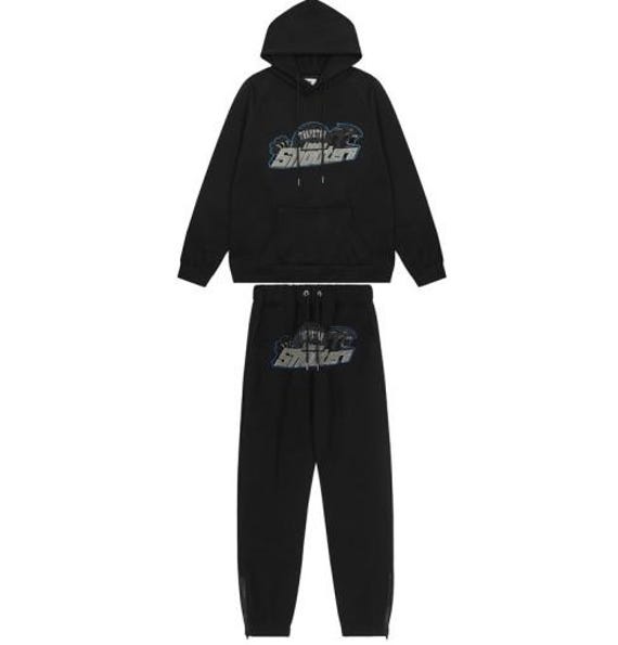 Trapstar black tracksuit shop