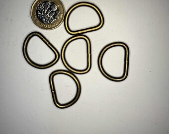 20mm heavy duty D-ring buckle (pack of 5)