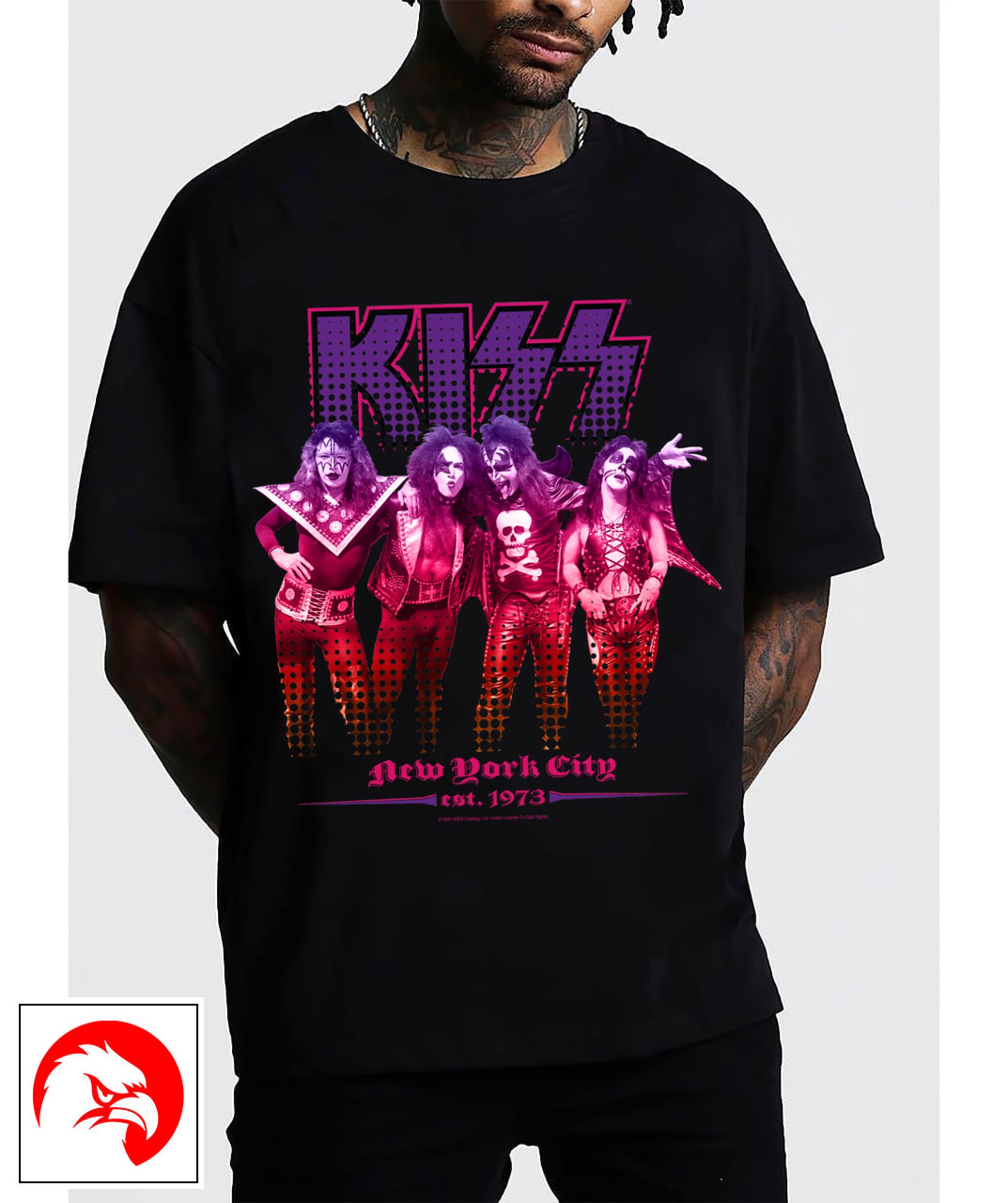 Discover Kiss Band Destroyer Album, Vintage Rock 80s 90s T-shirt