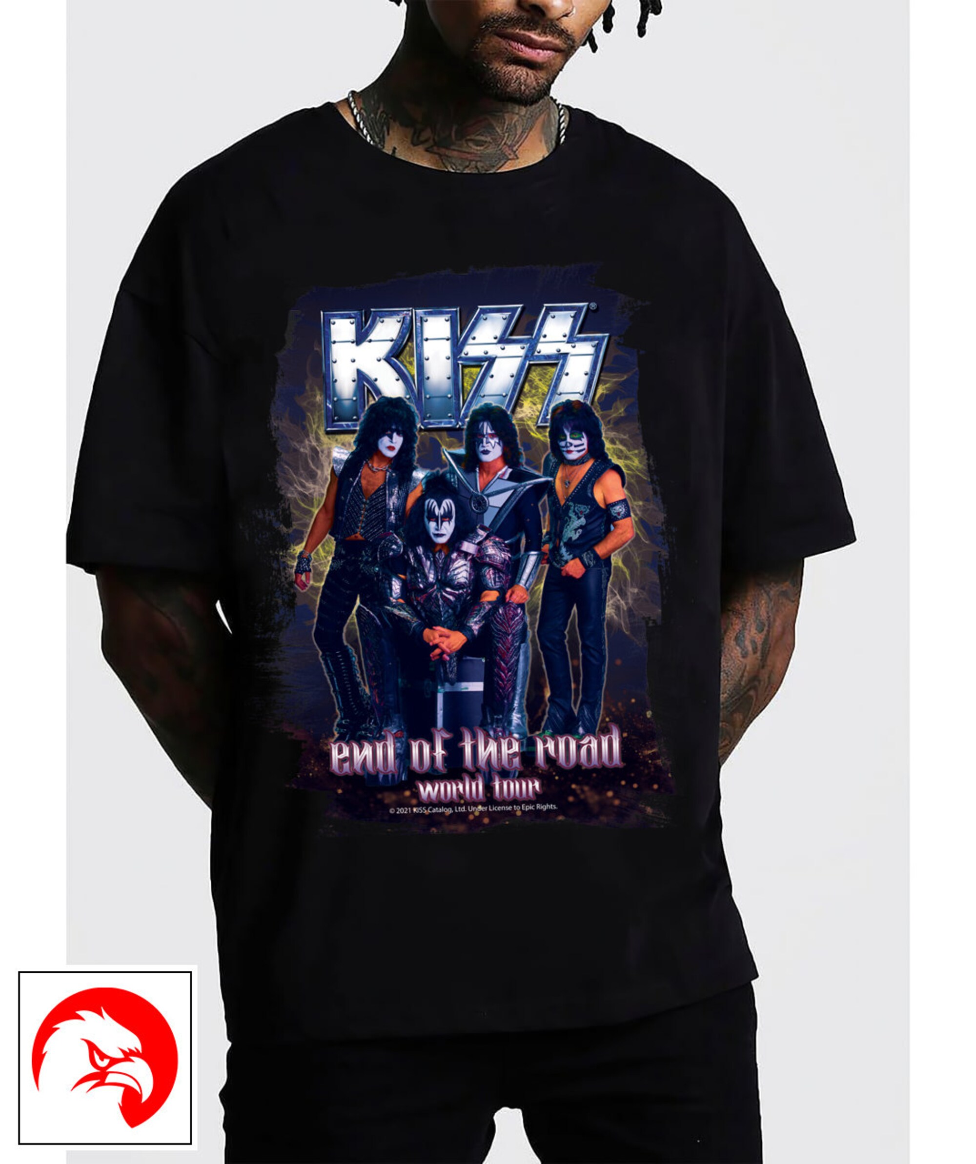 Discover KISS Band End of the Road World Tour, Is That You Kiss Album T-shirt