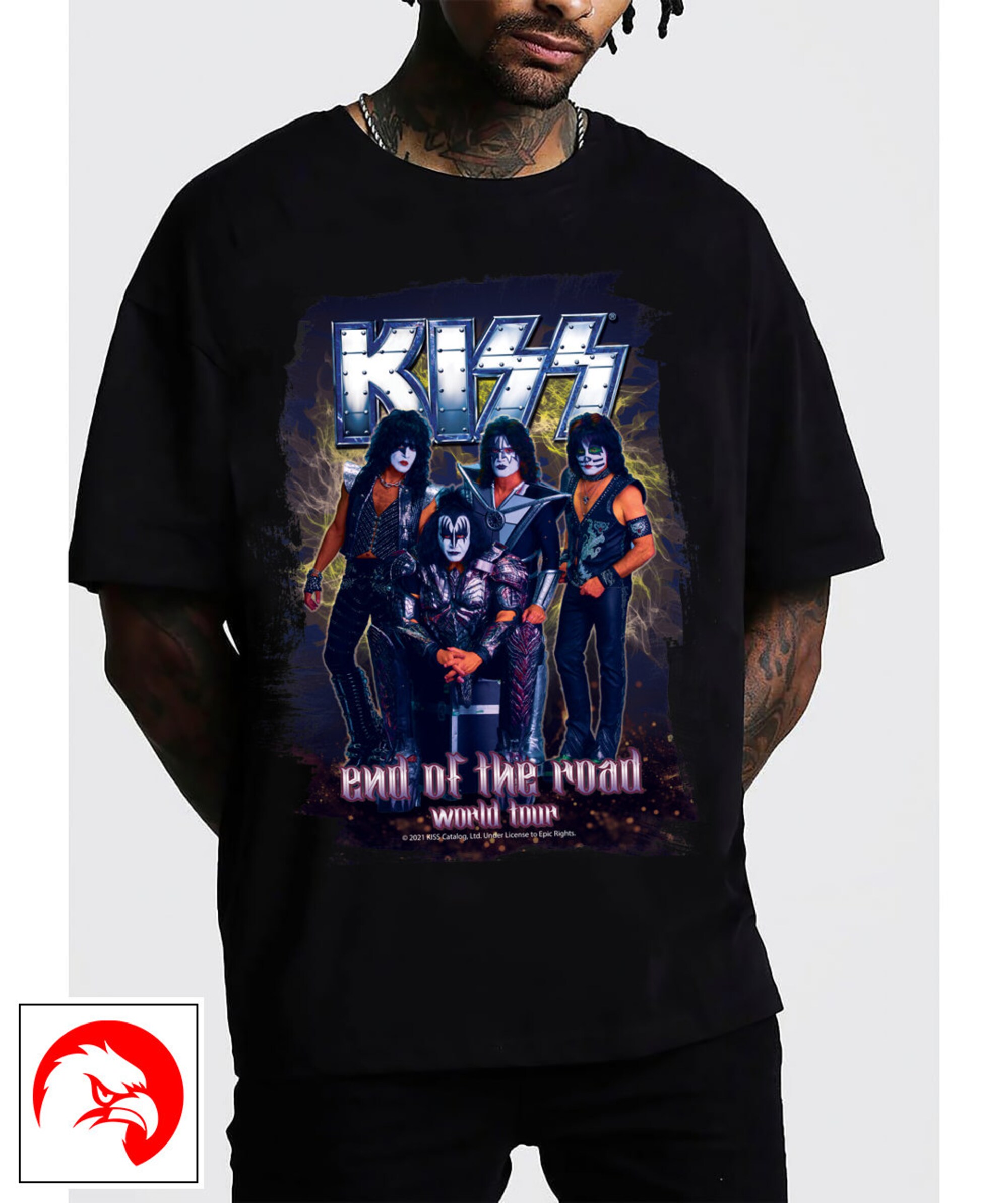 KISS Band End of the Road World Tour, Is That You Kiss Album T-shirt KISS Band End of the Road World Tour, Is That You Kiss Album T-shirt