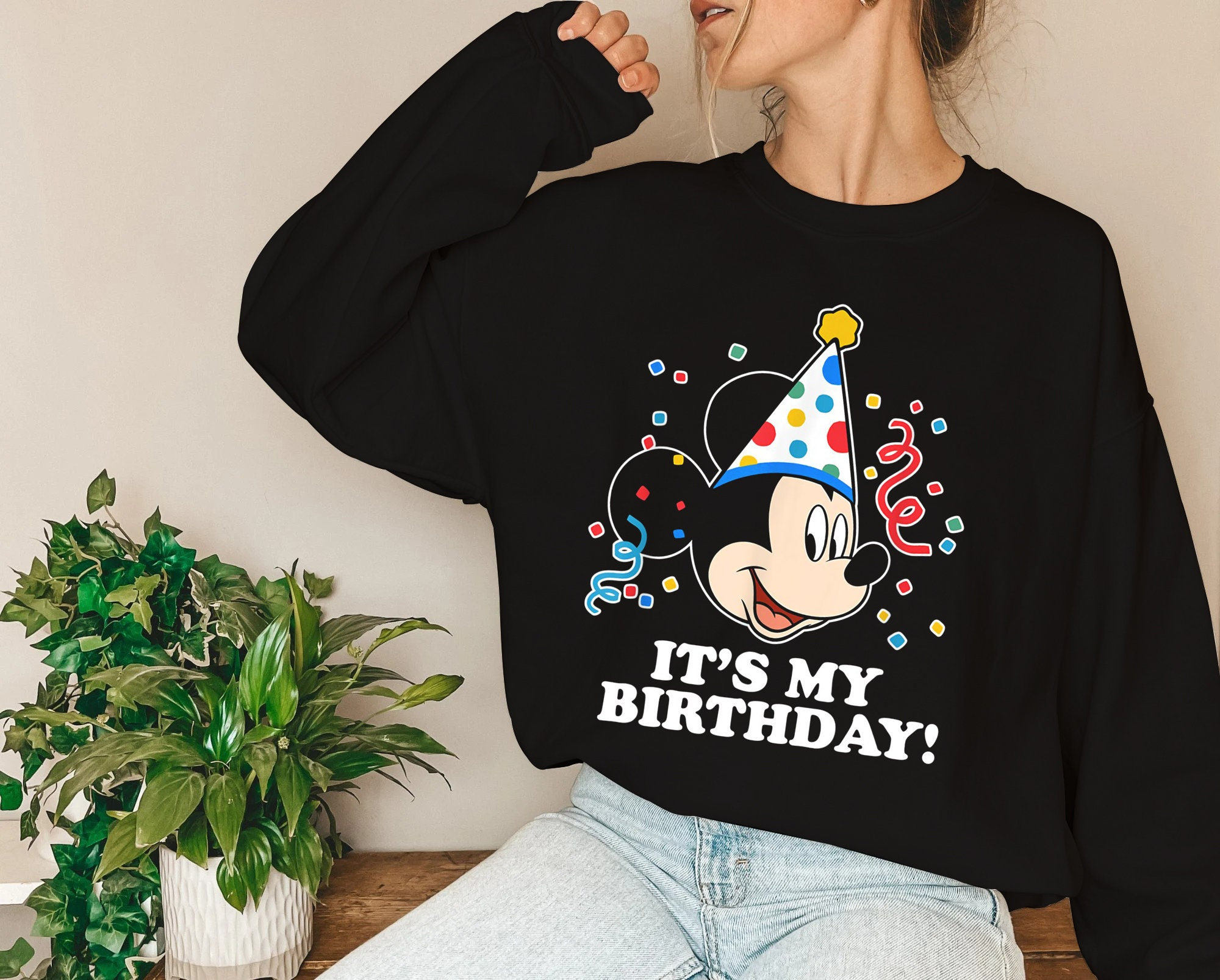 Discover Disney Mickey It's My Birthday Sweatshirts