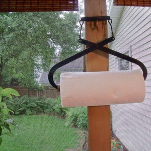 SALE--ICE ToNGS PaPER ToWEL HoLDER-REcycled--so easy to change roll--+--FREE roll Bounty Essentials Paper Towels