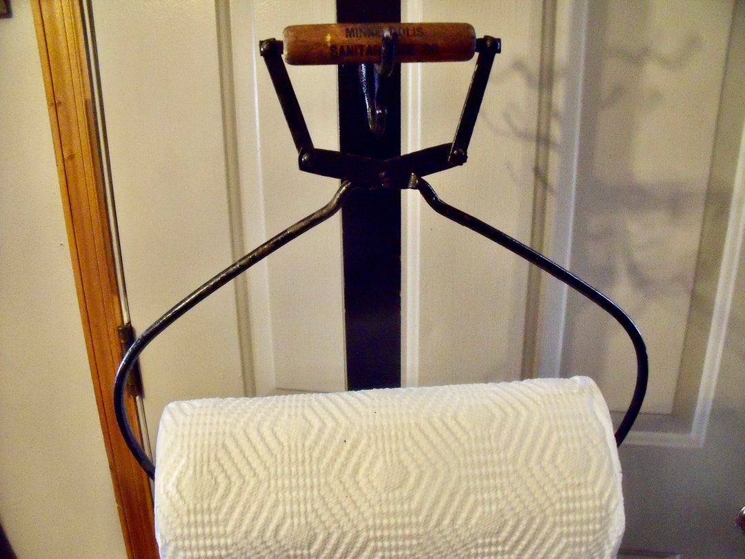 SALEICE Tongs Paper Towel Holderupcycledsanitary Ice Co. Minneapoliseasy to Change Roll With