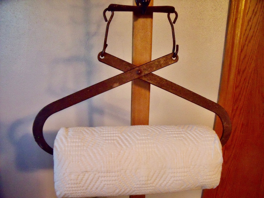 Ice Tongs PAPER TOWEL Holdergreat Patinaheavy Dutyrecycled Etsy